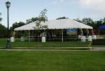 20' x 40' frame tent - 1 piece top